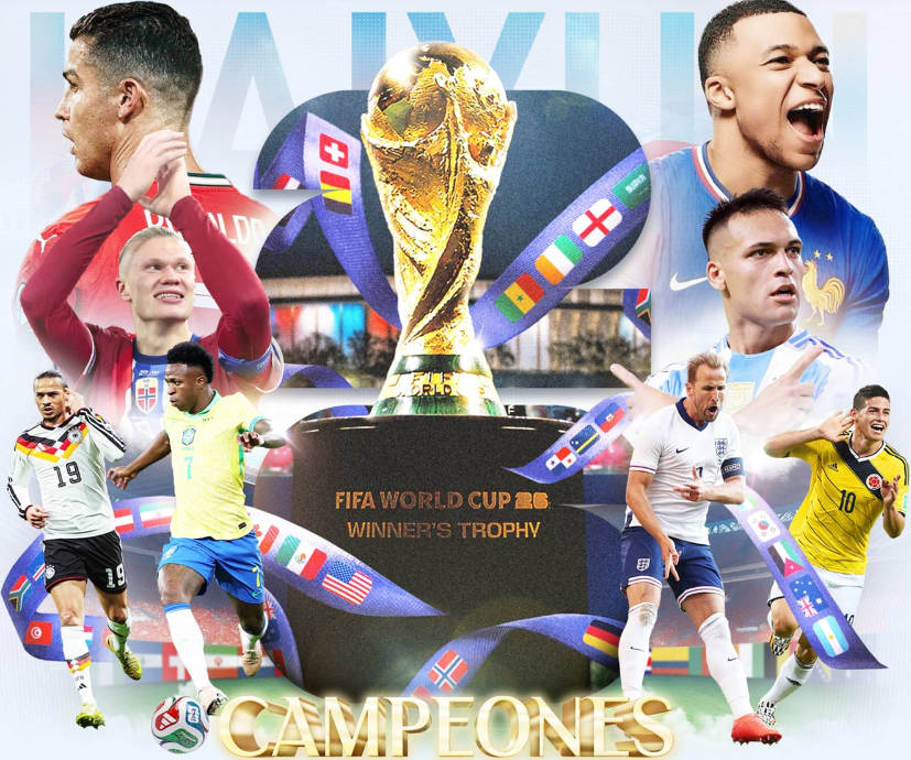 壮观😂FIFA在看台座椅放置彩色纸帽，还未等开球球迷已扔得起劲